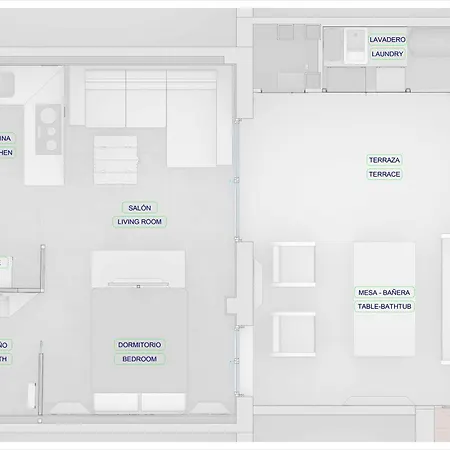 Iron House - Penthouse With Bathtub In Golden Mile & Roman Bridge *